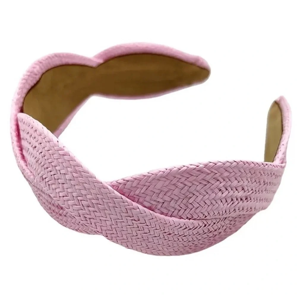 Pink Braided Headband